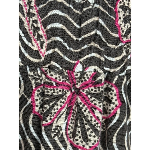 Denim 24/7 Women's‎ 22W Rayon Floral Wide Leg Pants Drawstring Waist Boho Brown - Picture 3 of 11